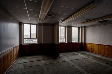 Derelict Office - Abandoned Wick Building - Youngstown, Ohio
