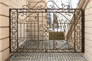 Decorative grid in old  stile.