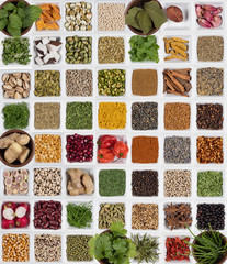 Selection of Herbs and Spices