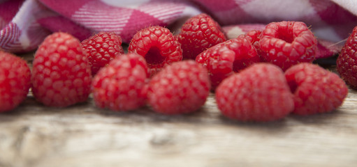 framboises en cuisine