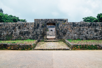 Fototapeta na wymiar Tamaudun royal mausoleum UNESCO World Heritage Site in Okinawa, Japan
