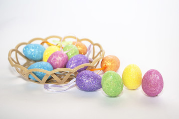 Easter. Easter eggs.