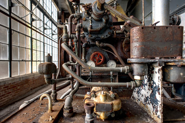 Plakat Abandoned Coal Power Plant - Abandoned Indiana Army Ammunition Plant, Charlestown, Indiana