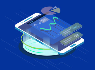 application with graph of growth