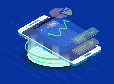 application with graph of growth