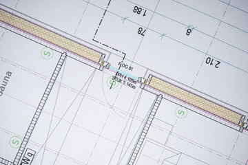 Holzhausplan Details, Architektenplan