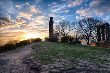 Monument auf Calton Hill in Edinburgh