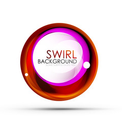 Spiral swirl flowing lines 3d vector abstract digital motion background design. Rotating concept