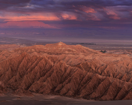Valley of Death or Mars Valley in Atacama Desert Chile