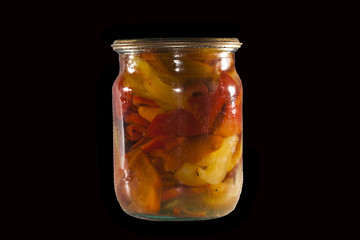 canned tomatoes isolated on white background