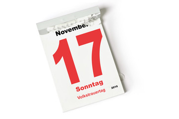 17. November 2019 Volkstrauertag