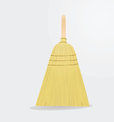 Broom vector illustration