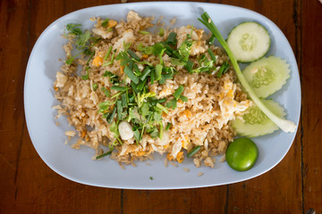 Fried rice Thai style Asia Thailand