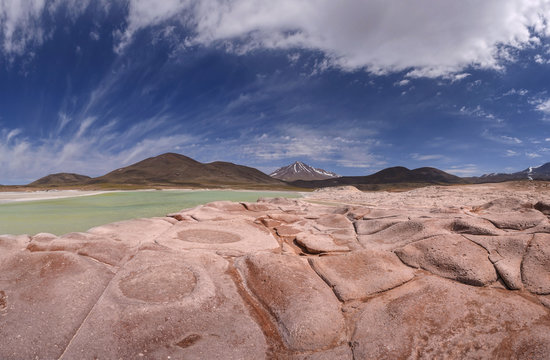 Red stones  (Piedras Rojas), Aguascalientes Saline, Atacama, Chile