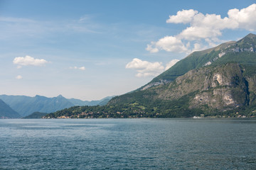 Landscape view of Lake Como, Italy.