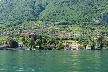 Fototapeta na wymiar Landscape view of Lake Como, Italy.