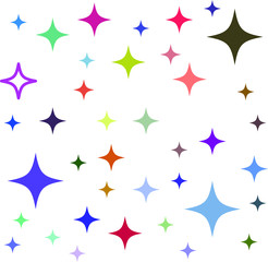 A collection of Colorful shine