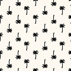 Seamless pattern with palms.
