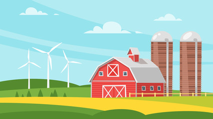 farm building - rural barn © thruer