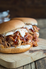 Pulled pork burger