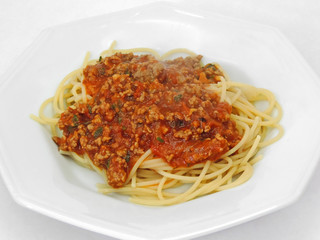 Spaghetti with bolognese sauce
