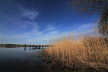 Idylle am malerischen Steg an der Schlei 
