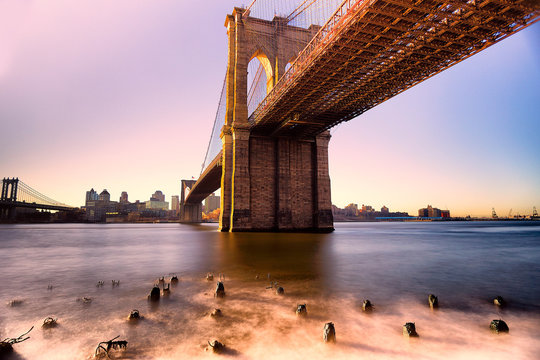Fototapeta Sunrise over Brooklyn