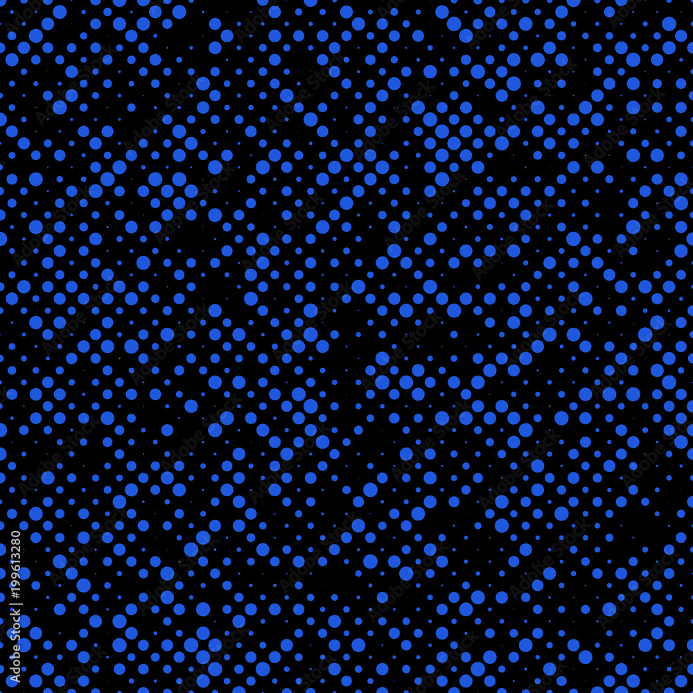 Poster Halftone circle background pattern design - abstract vector graphic design