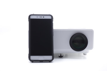 connection between phone and projector