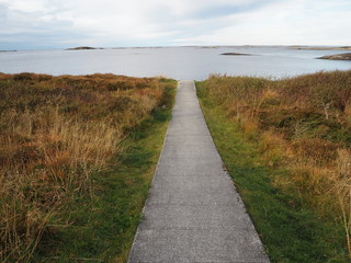 Fototapeta premium View from Kjeksa Atlantic Ocean Road Norway