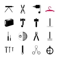 Fototapeta premium Instruments And Tools with wrench, sing and device