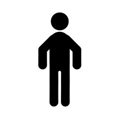 Man flat icon