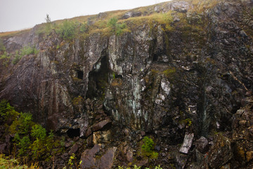 Mining technology ore collapsed zone huge cavern