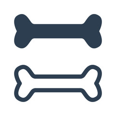 bone icons on white background.