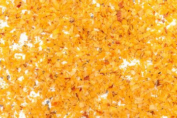 Abstract orange background from a tree texture