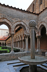 Il chiostro del Duomo di Monreale - Palermo, Sicilia