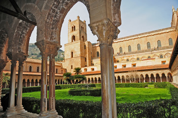 Il chiostro del Duomo di Monreale - Palermo, Sicilia