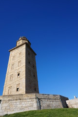 Fototapeta premium torre de hércules, Coruña, España 