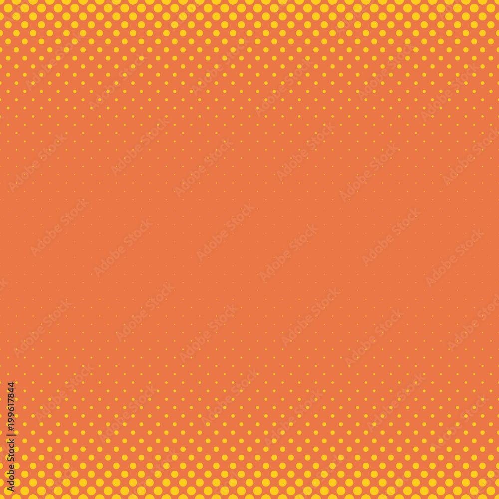 Poster Abstract geometrical halftone circle pattern background - vector graphic design from dots in varying sizes