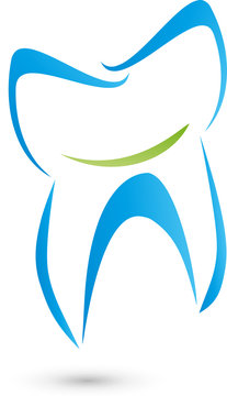 Zahn, Lächeln, Zahnpflege, Zahnmedizin, Logo
