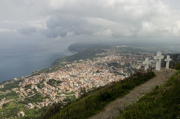 paesaggio marino visto dall'alto