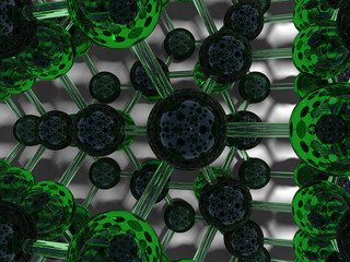 3D molecule structure