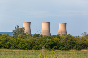 Fototapeta premium Power Station Water Cooling Towers