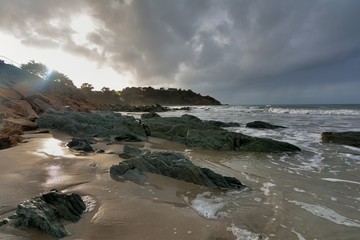 Couleurs du soir à Locquirec en Bretagne