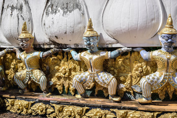 Old  buddah statue in Krabi