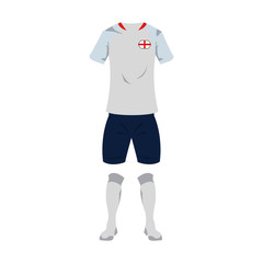 England national soccer sport wear vector illustration graphic design