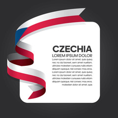 Czech Republic flag background