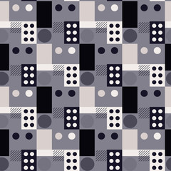 Geometric abstract seamless texture, simple and elegant geometric design