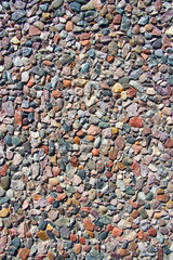 Multi-colored pebble textured background.