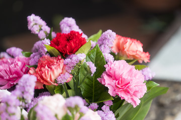 Fresh colorful flowers